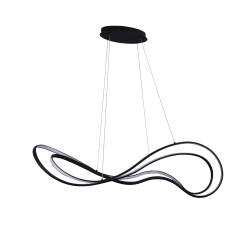 Lampa wisząca LED 60W 3000K 4800LM TWIST PENDANT 3-STEP DIMM BK AZ5733 AZZARDO