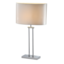Lampa stołowa ATHENS T01444WH CR biały/chrom COSMO LIGHTING