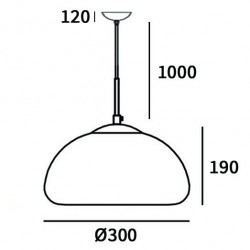 Lampa wisząca CHICAGO P01659CH chrom COSMO LIGHTING