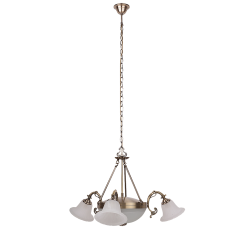 Lampa wisząca ORCHIDEA 8553 szkło alabastrowe/brąz RABALUX
