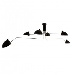 Plafon inspirowany lampa inspirowana DAVIS MDE610-3 czarny ITALUX