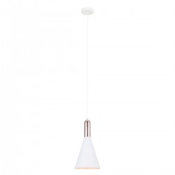 Lampa wisząca KHALEO MDM-3030/1 W+COP biały/miedziany ITALUX
