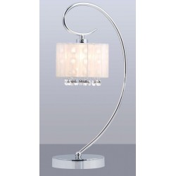 Lampa stołowa SPAN MTM1583/1 WH biały/chrom ITALUX
