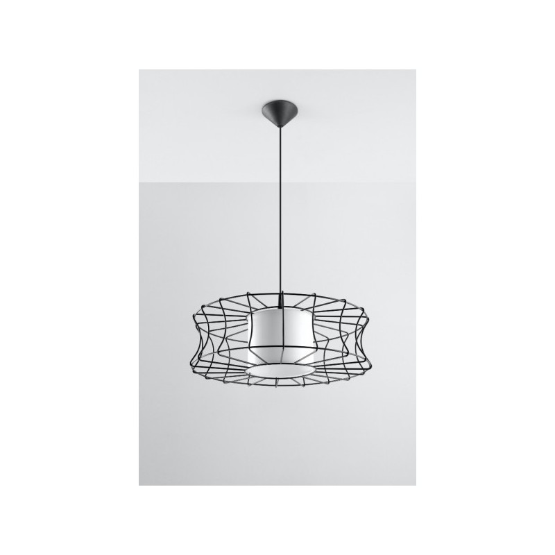 Lampa wisząca SALERNO SL.0300 czarny SOLLUX