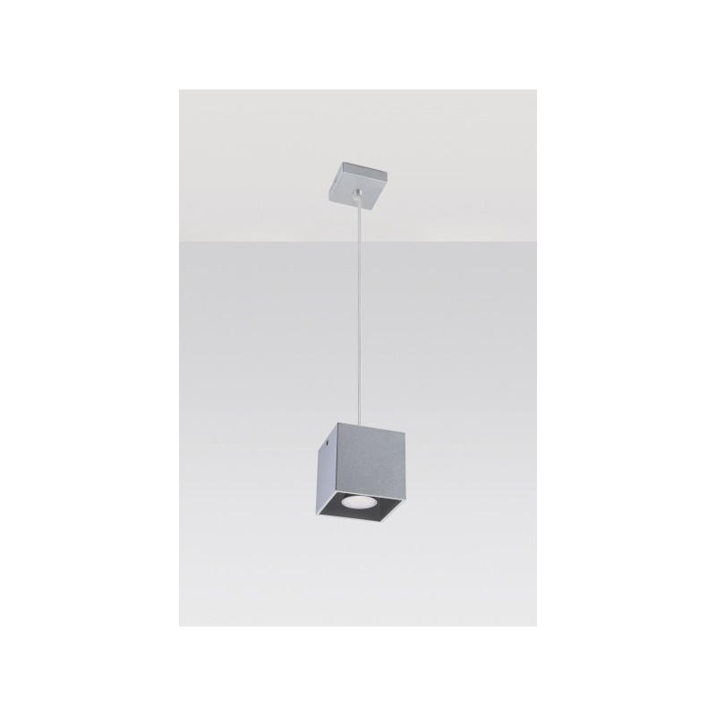 Lampa wisząca QUAD SL.0061 szary SOLLUX