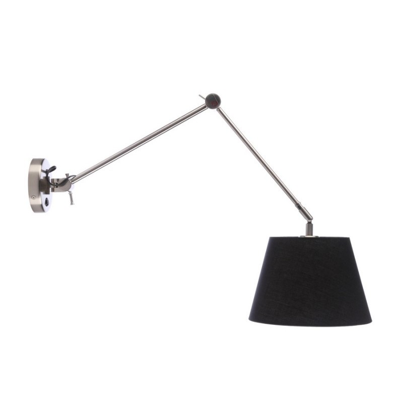 Lampa kinkiet ADAM WALL S BLACK MB2299-S BK czarny AZZARDO