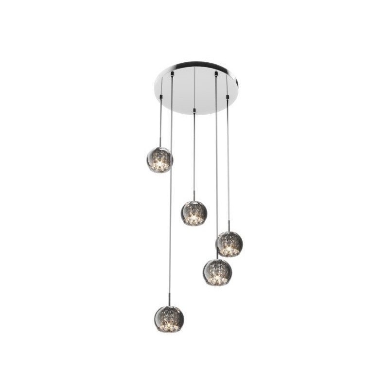 Lampa wisząca CRYSTAL P0076-05M-B5FZ przezroczysta ZUMA LINE