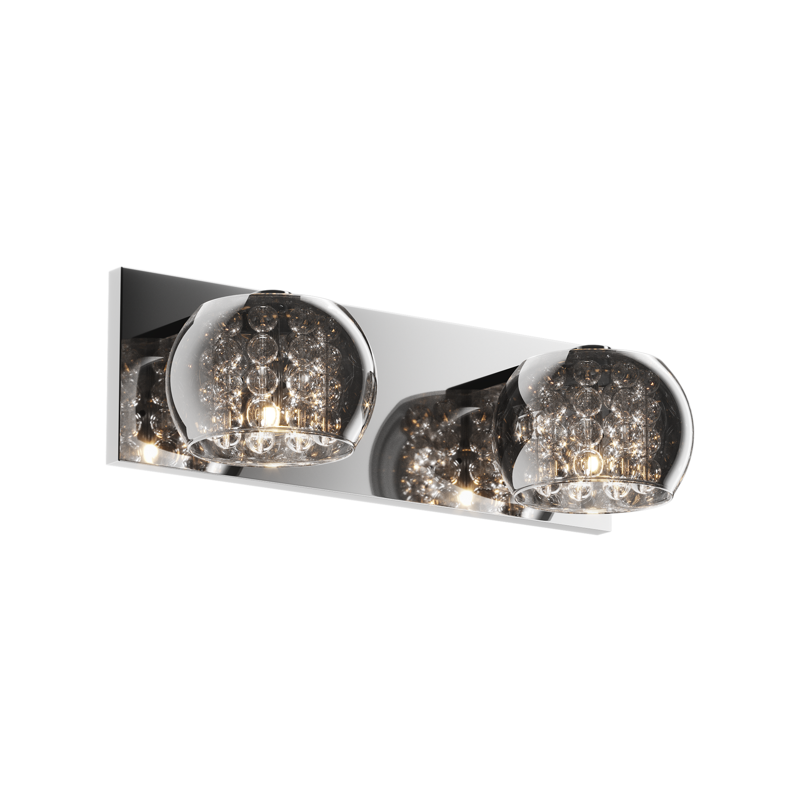 Lampa kinkiet CRYSTAL W0076-02A-B5FZ przezroczysty ZUMA LINE