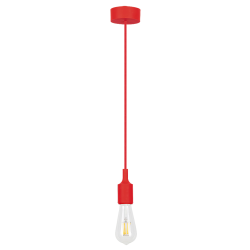 Lampa wisząca ROXY 1414 czerwona RABALUX