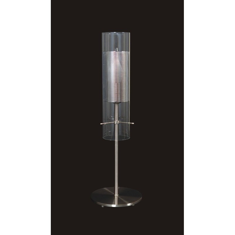 Lampa stołowa VICKY MT0161C-1 przeźroczysty/chrom ITALUX