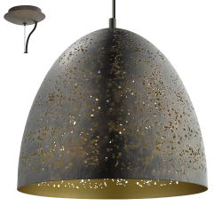 Lampa wisząca SAFI 49815 brązowy/złoty EGLO