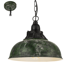 Lampa wisząca GRANTHAM 1 49735 czarny/zielony EGLO