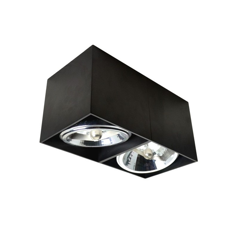 Lampa plafon BOX SL 2 90433 czarna ZUMA LINE