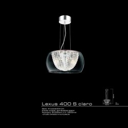 Lampa wisząca LEXUS 500 S CLARO przeźroczysty ORLICKI DESIGN