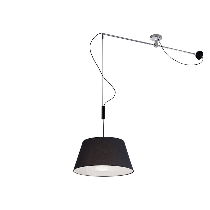 Lampa wisząca SELENA 2 MD2335-M BK czarna AZZARDO