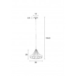 Lampa wisząca GRIONGO 5300114 mosiężna ZUIVER