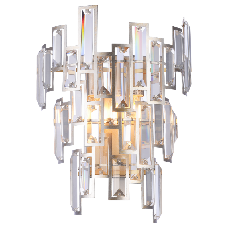 Lampa kinkiet ST PETERSBURG W02141CP przezroczysta COSMO LIGHT