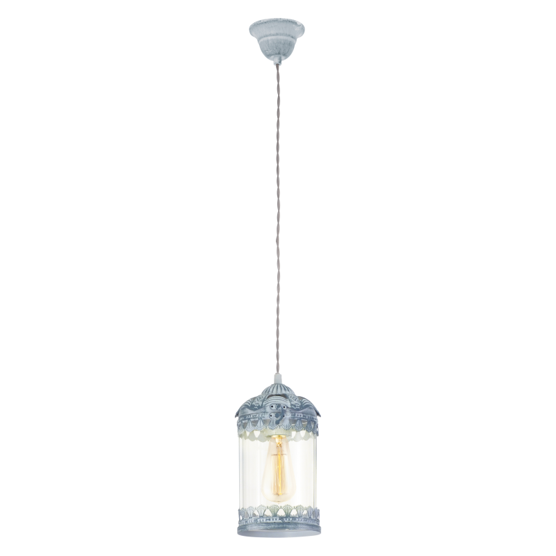 Lampa latarnia wisząca LANGHAM 49203 Vintage EGLO