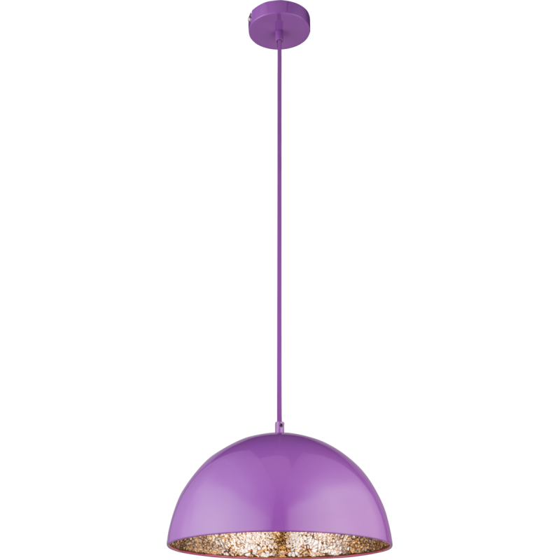 Lampa wisząca OKKO 15166L fioletowy GLOBO