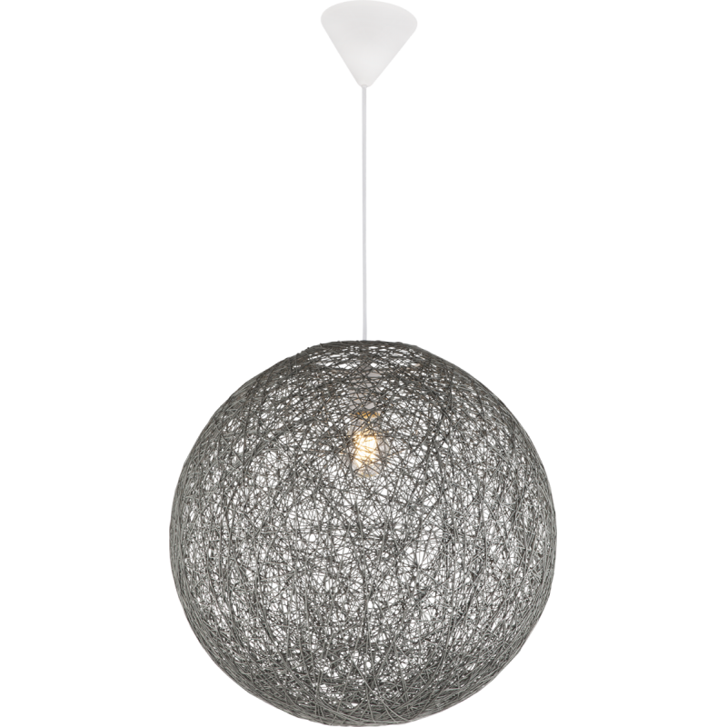 Lampa wisząca COROPUNA 15253G szary GLOBO