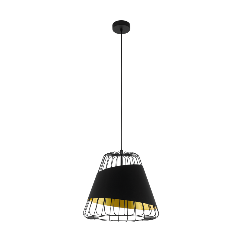 Lampa wisząca AUSTELL 49446 czarny/złoty EGLO