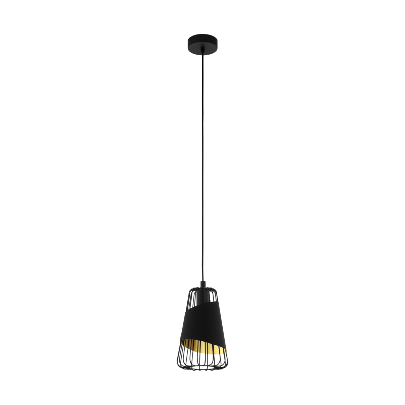 Lampa wisząca AUSTELL 49446 czarny/złoty EGLO