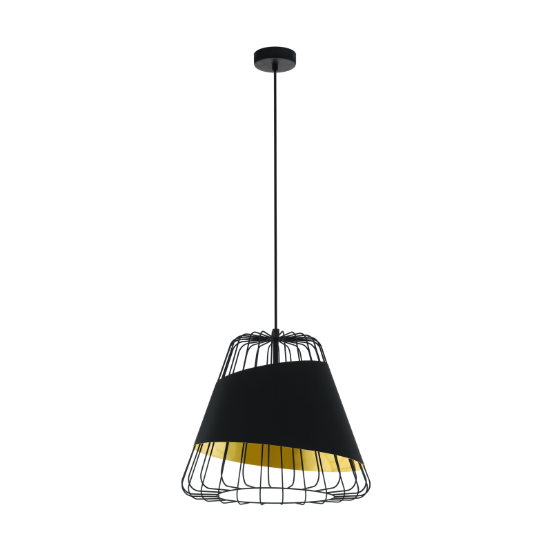 Lampa wisząca AUSTELL 49447 czarny/złoty EGLO