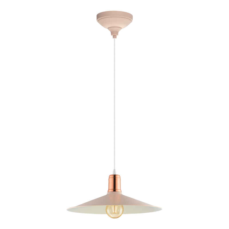 Lampa wisząca BRIDPORT-P 49031 pastelowy morelowy EGLO