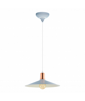 Lampa wisząca BRIDPORT-P 49032 pastelowy niebieski EGLO
