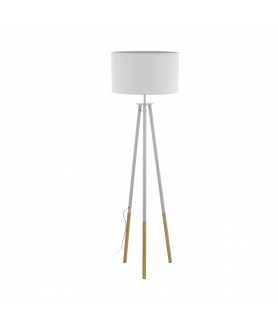 Lampa podłogowa BIDFORD 49156 biały EGLO