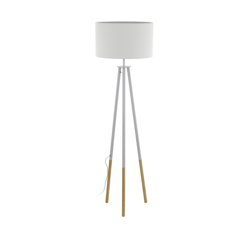 Lampa podłogowa BIDFORD 49156 biały EGLO