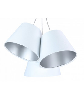Lampa wisząca AMBROZJA 070-061 biały/srebrny MACO DESIGN