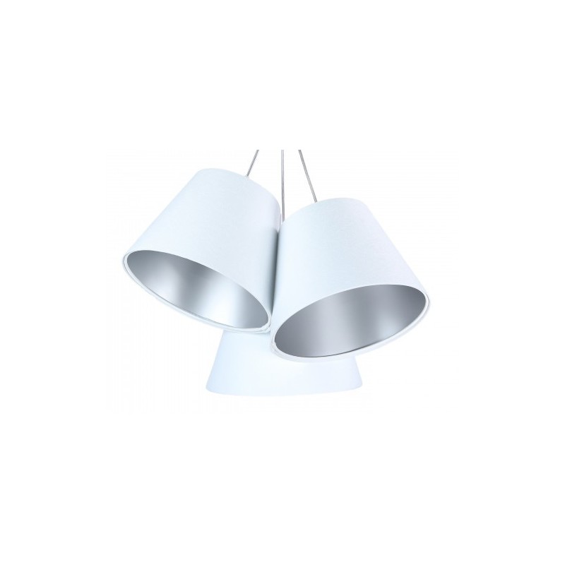 Lampa wisząca AMBROZJA 070-061 biały/srebrny MACO DESIGN