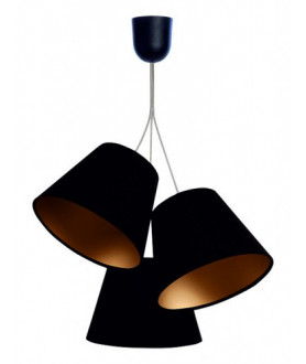 Lampa wisząca SONIA 070-009 czarny/złoty MACO DESIGN