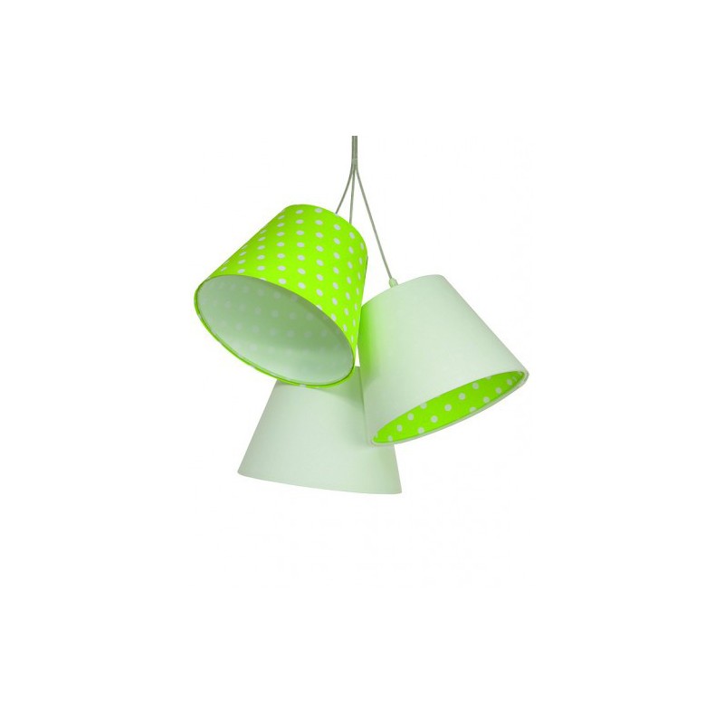 Lampa wisząca ELLA 070-076 biały/zielony MACO DESIGN