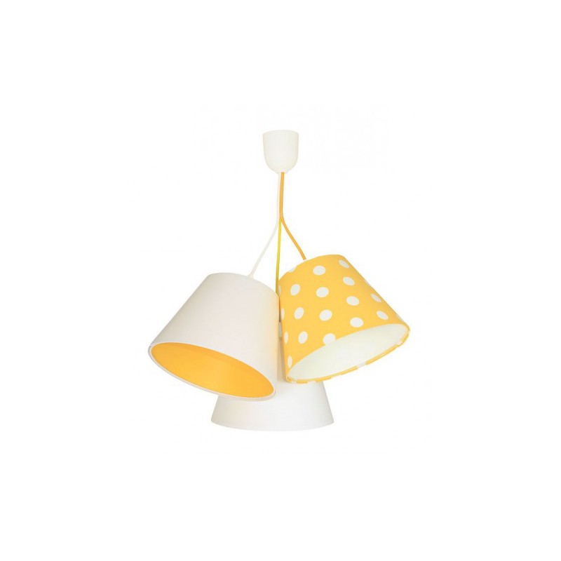 Lampa wisząca 070-108 biały/pomarańczowy MACO DESIGN