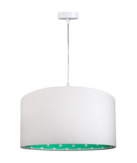 Lampa wisząca BELLA 020-081 biały/zielony MACO DESIGN