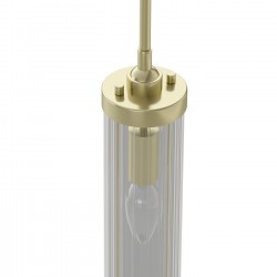 Lampa wisząca w stylu Hampton tuba złota glamour Fiatto l Old Gold Orlicki Design