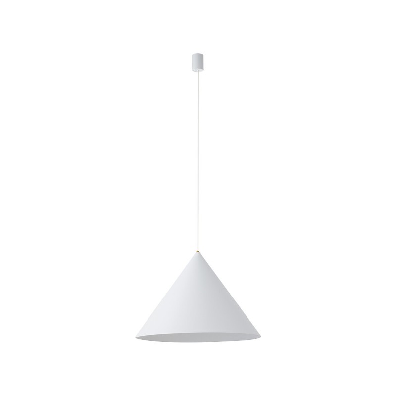 Lampa wisząca stożek nowoczesna biała ZENITH L WHITE 8006 NOWODVORSKI