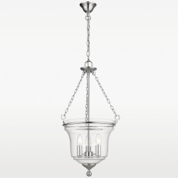 Lampa wisząca Hampton chrom szkło PRAGUE P03950CH Cosmo Light