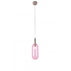 Lampa wisząca nowoczesna szklana różowa LED 6W Fiuggi 50133212 CANDELLUX