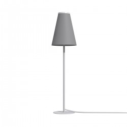 Lampa stołowa nocna nowoczesna szara TRIFLE WHITE GY 7760 NOWODVORSKI