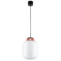 Lampa wisząca BOOM LED biało miedziana fi25 CM 12W 560lm 3000K 9969P/A white Step into Design