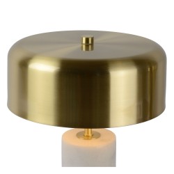 Lampa stołowa designerska kremowo złota MIRASOL 34540/03/31 LUCIDE