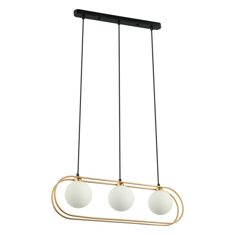 Lampa wisząca GROSETTA PND-53423-3-GD złoty ITALUX