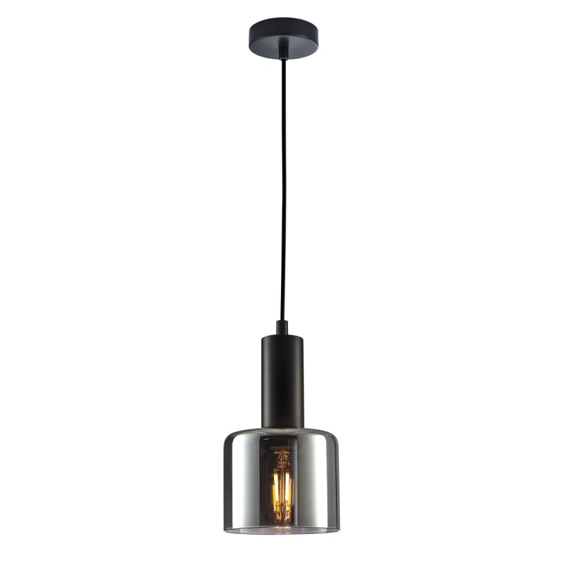 Lampa wisząca SANTIA PND-65342-1-BK+SG czarny ITALUX