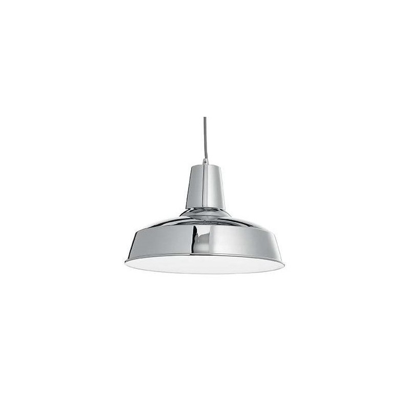 Lampa wisząca loft industrial MOBY chrom 093680 IDEAL LUX