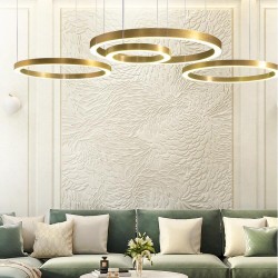 Lampa wisząca złoty ring LED 62W 5890 lm 3000K CIRCLE 120 ST-8848-120 brass Step into Design