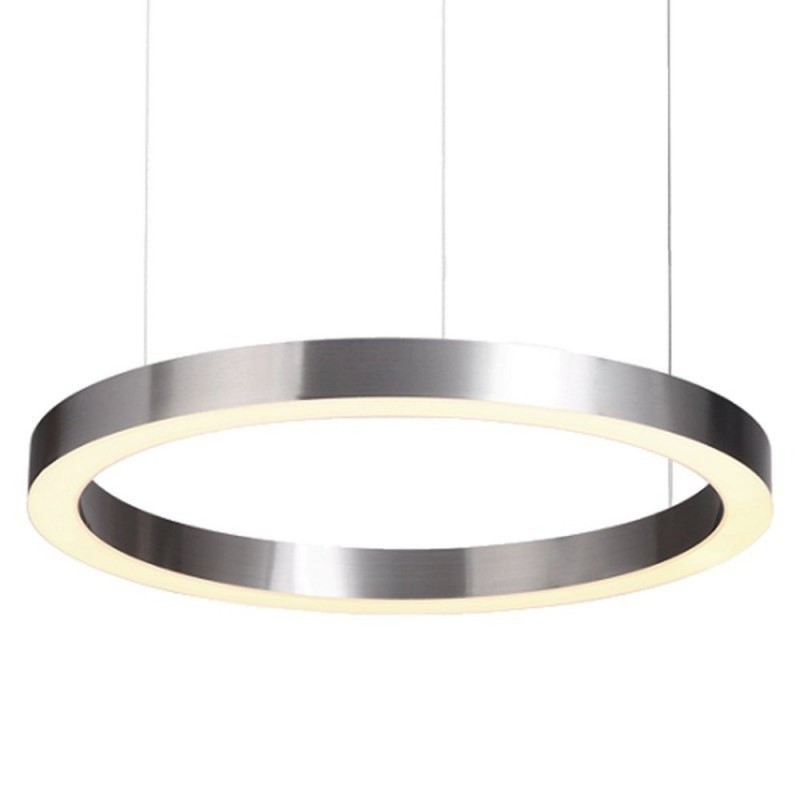 Lampa wisząca srebrna ring LED 32W 3040 lm 3000K CIRCLE 60 ST-8848-60 NICKEL Step into Design