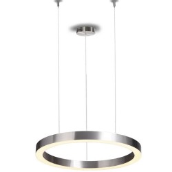 Lampa wisząca srebrny ring LED 52W 4940 lm 3000K CIRCLE 100 ST-8848-100 NICKEL Step into Design